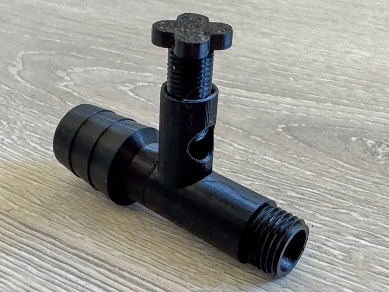 Water pump flow control connector