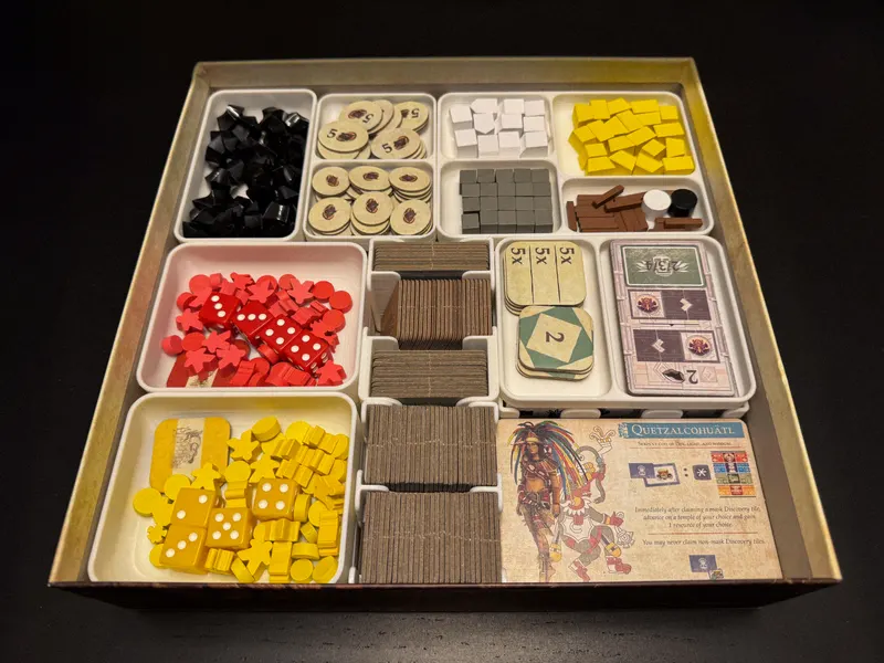 Teotihuacan board game insert